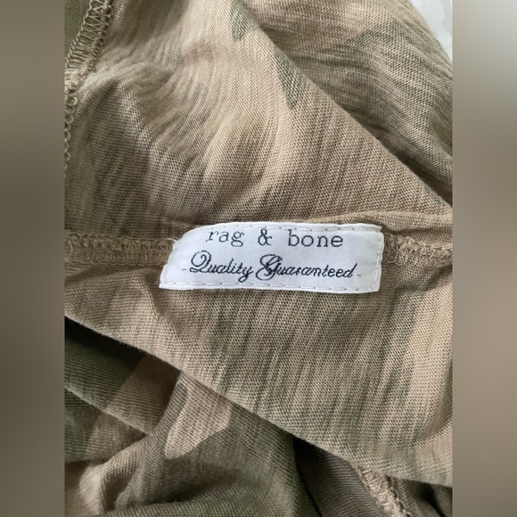 Rag & Bone Camo Cropped Long Sleeve Size M - Picture 6 of 8
